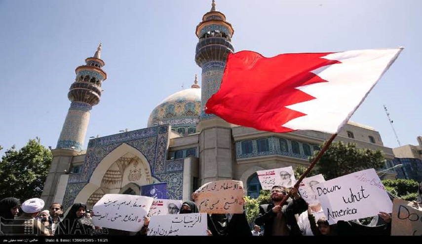 أهالي طهران يتظاهرون من أجل الشيخ عيسى قاسم