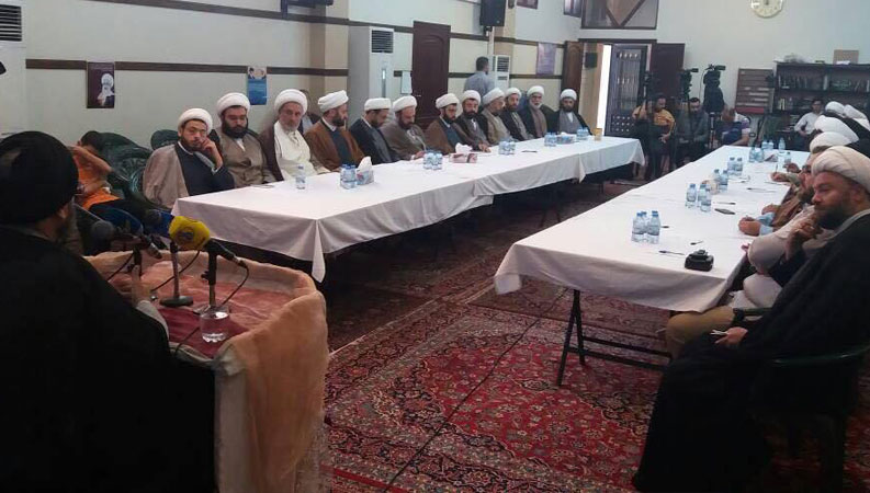 وقفة احتجاجيّة للحوزات العلميّة في لبنان نصرة للشعب البحريني