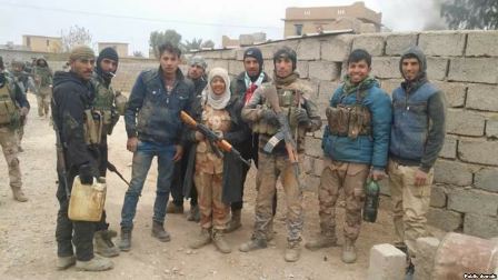 بالصور... استشهاد ميعاد الجبوري اثناء تصد لهجوم "داعش"