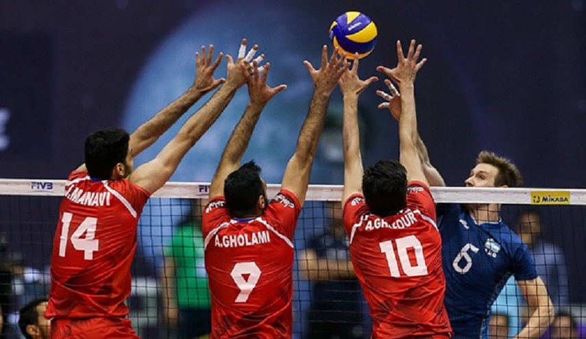 بالصور .. ايران تهزم الارجنتين في الدوري العالمي لكرة الطائرة