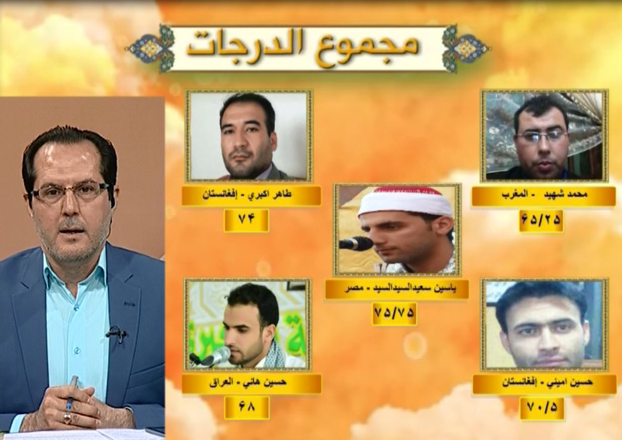 درجات المتسابقين لليوم السابع