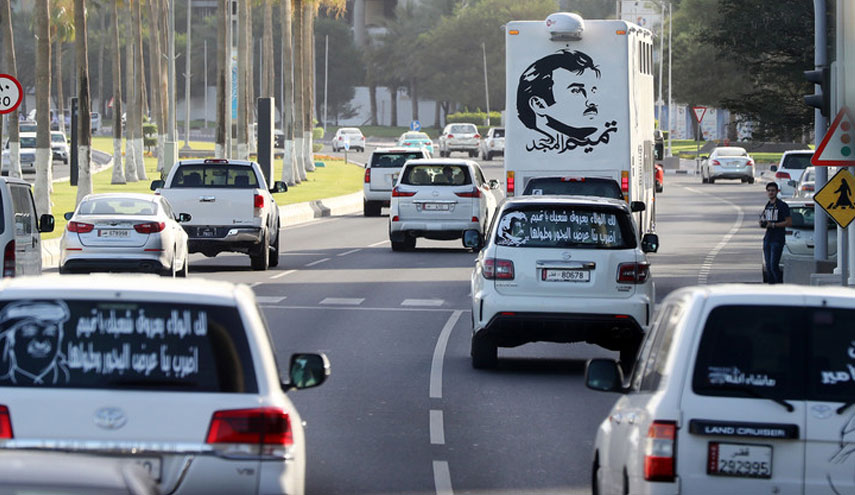 رد حازم من الدوحة على عرض عادل الجبير ارسال مساعدات انسانية الى قطر!!