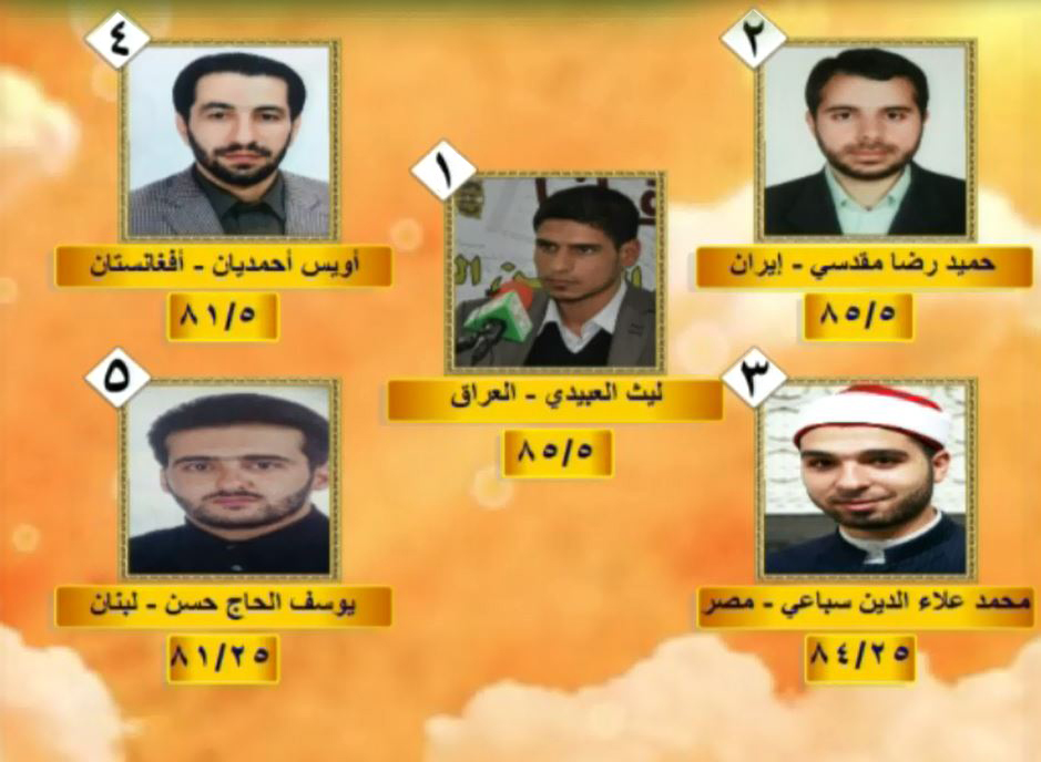 الفائزون في الدورة العاشرة لمسابقة إن للمتقين مفازا