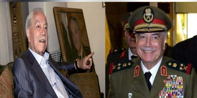 الموت يغيب وزير الدفاع السوري الأسبق وابنه ينعاه بهذه الكلمات ..
