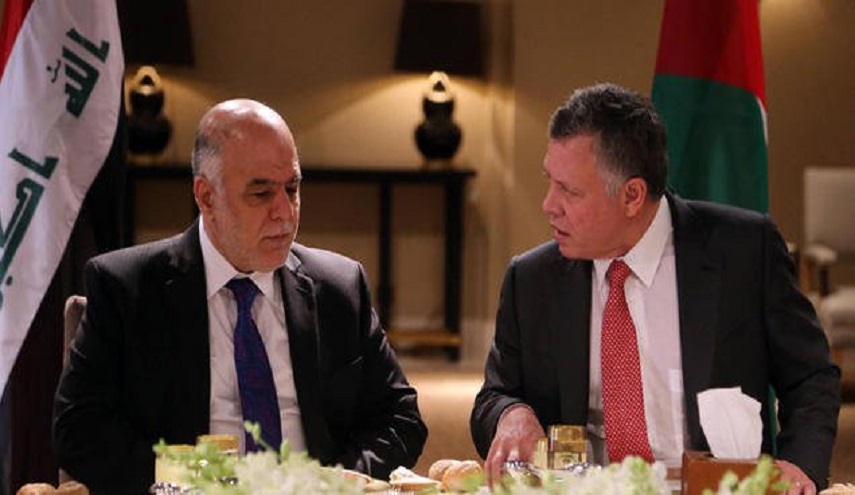 العبادي يؤكد لملك الاردن عزم العراق على تحرير كل اراضيه من "داعش"