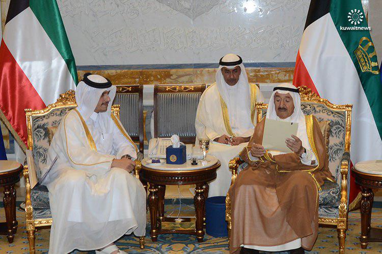 أمير الكويت يتسلم رد الدوحة على مطالب دول المقاطعة