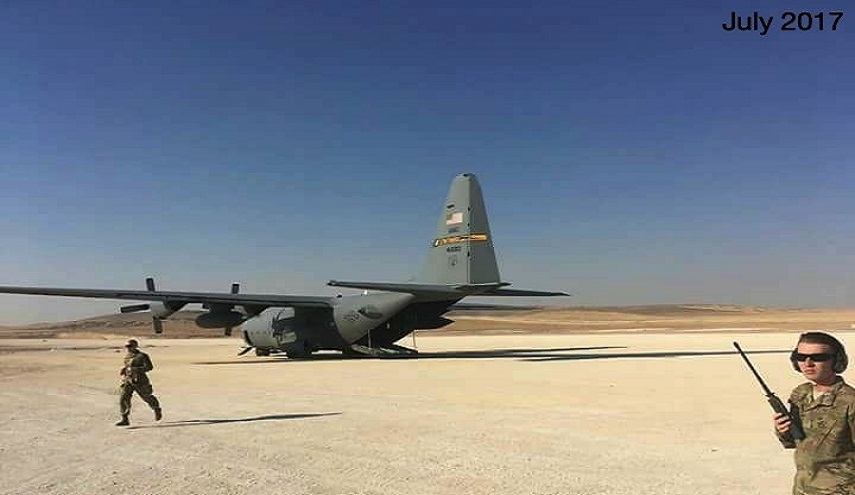 أول صور لقاعدة جوية أميركية شمال سوريا