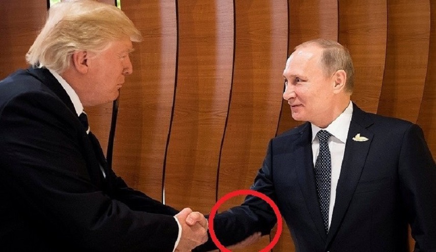 هذه اسرار مصافحة بوتين وترامب!