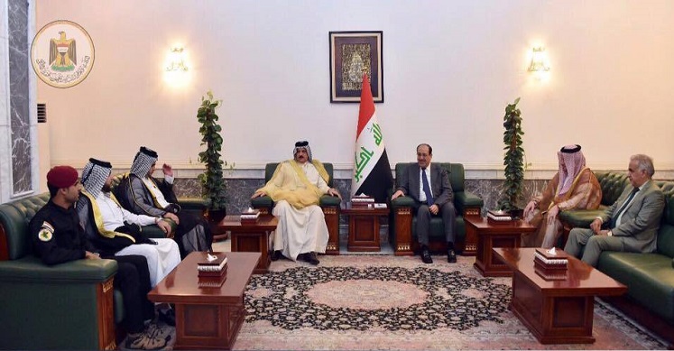 نوري المالكي يستقبل "أسد الموصل"