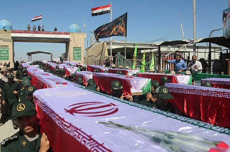 وصول رفات 48 شهيدا من شهداء حرب الدفاع المقدس الى ايران