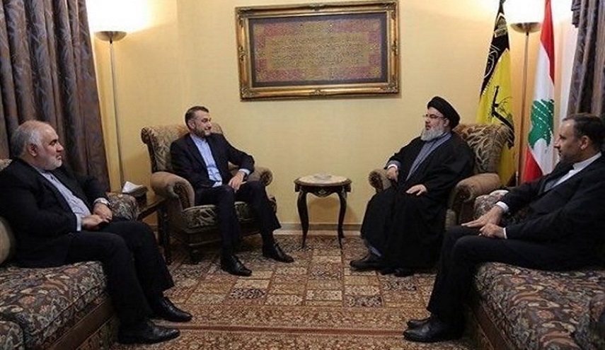 نصرالله يستقبل عبداللهيان ويحذّر من مخططات تقسيم المنطقة