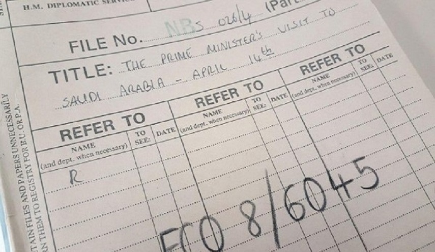 موقع فايس: الحكومة البريطانية تخفي ملفات من بينها وثائق تتعلق بالسعودية والبحرين