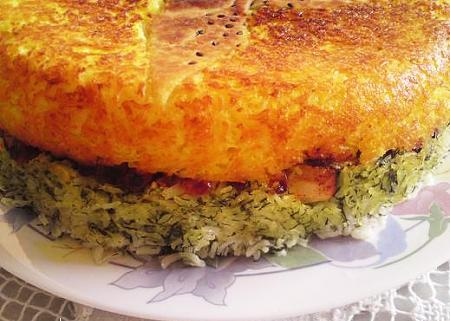 ته چین میگو با طعمی خاص و لذیذ