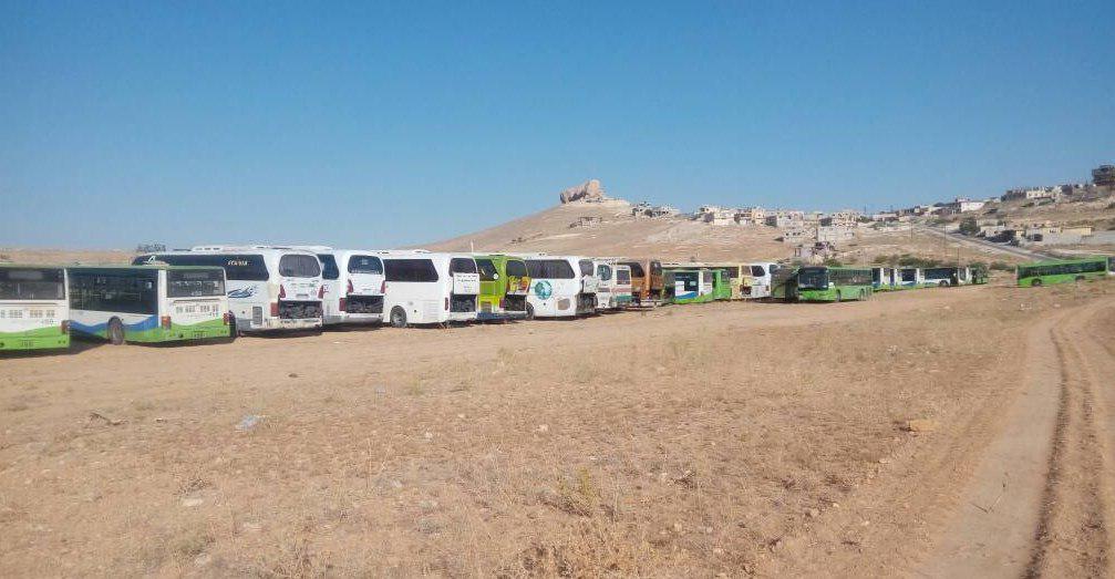 بدء خروج "سرايا أهل الشام" من جرود عرسال