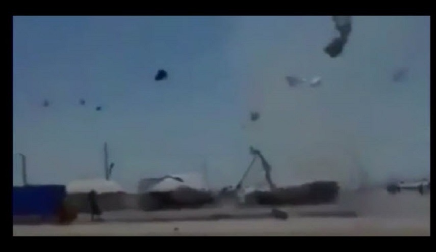 بالفيديو .. ذعر وخيام في الهواء بمخيم لاجئين شمال العراق