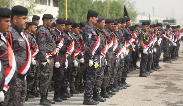  بالصور.. شرطة بغداد تضم 343 منتسباً الى صفوفها