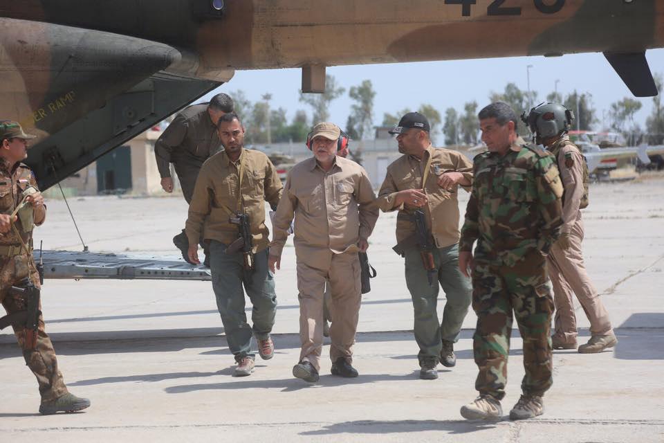 الامين العام لمنظمة بدر هادي العامري يصل تلعفر