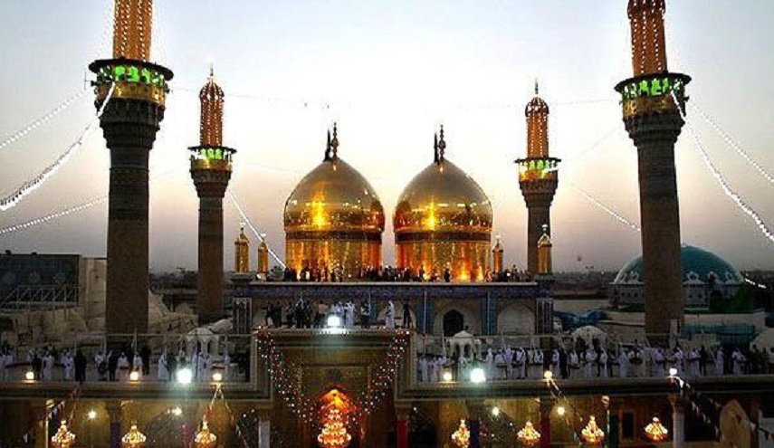 بمناسبة استشهاد  الامام الجواد (ع) اجراء مراسم استبدال الراية