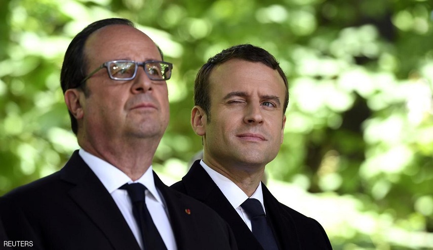 هولاند يخرج عن صمته ويحذر ماكرون