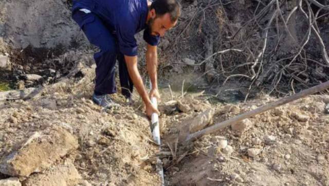  بالصور.. مفاجآت تحت الأرض تذهل عمال الكهرباء في ديالى