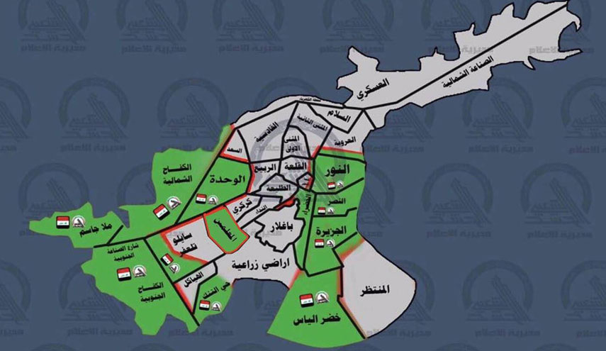 بالانفوغراف..المناطق التي تم تحريرها في تلعفر