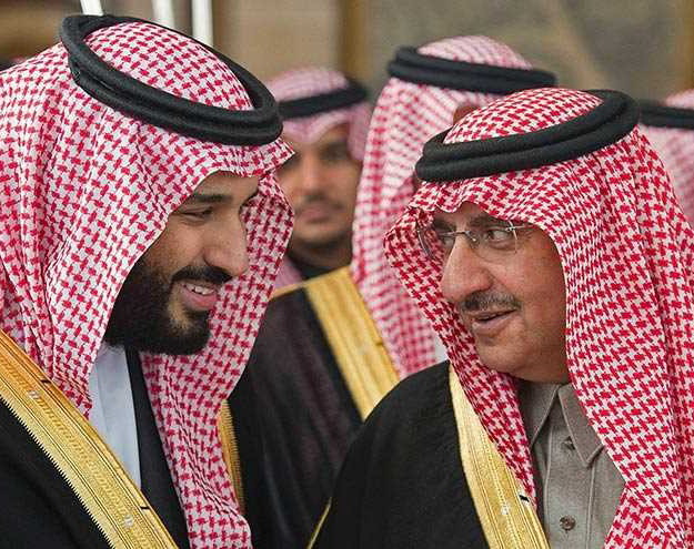 حساب "بن نايف": مقتل عدد من الأمراء والمشايخ على يد محمد بن سلمان(صور)