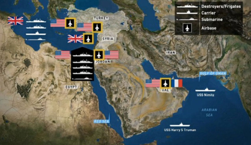 الكثير من طائرات التجسس الأمريكية في قاعدة بهذه الدولة العربية!!