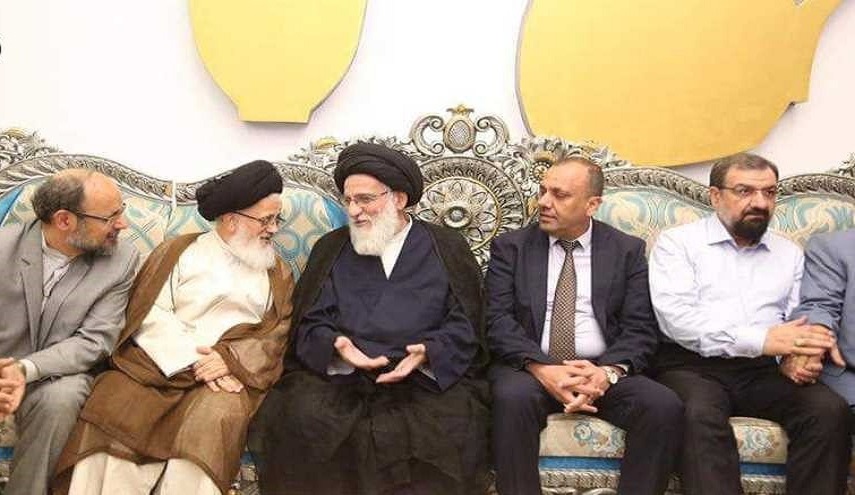 اية الله هاشمي شاهرودي يزور النجف الاشرف