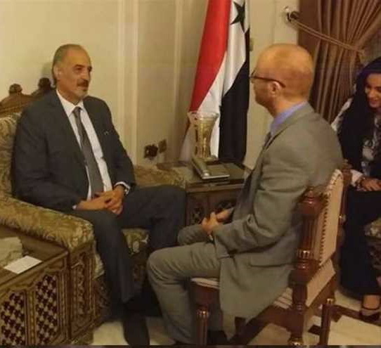 بشار الجعفري يرد على مصطفى الخاني !(صور)