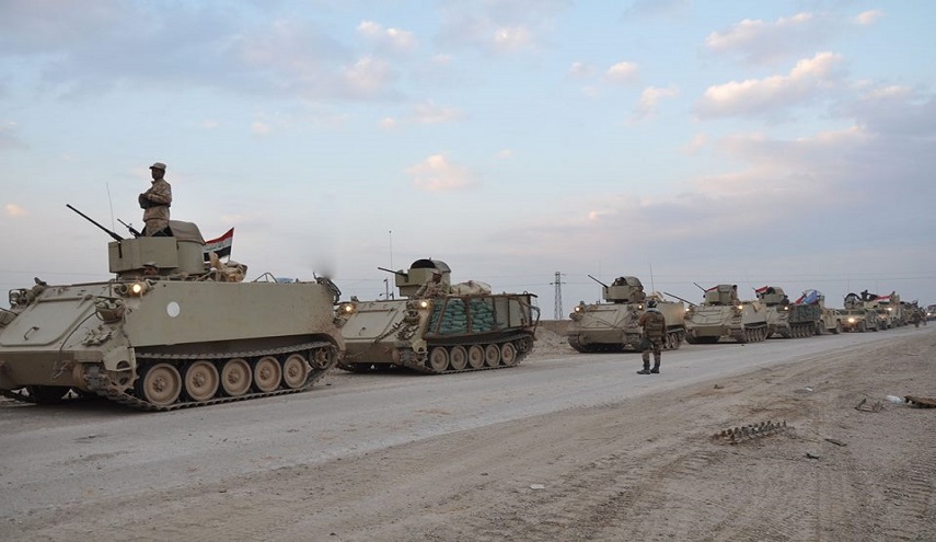 وصول تعزيزات عسكرية من الجيش الى الأسد في الانبار