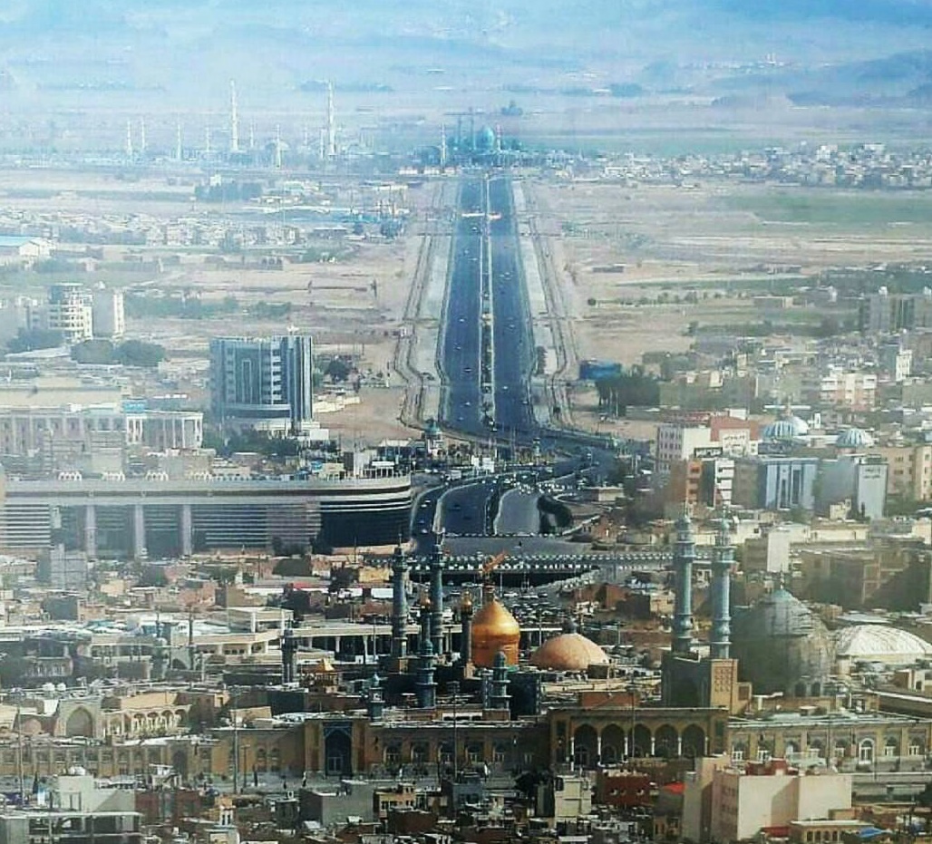نمايي از  حد فاصل حرم حضرت معصومه(س) تا جمكران