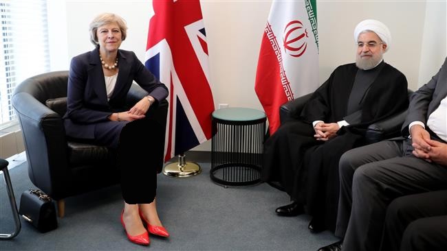 ماذا قال روحاني لرئيسة وزراء بريطانيا في الامم المتحدة 