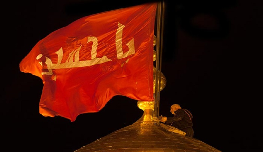 دلالات الراية الحمراء على قبة الإمام الحسين وأخيه العباس (ع)..