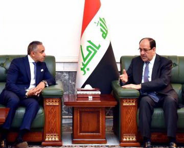 العراق: هذا ما بحثه المالكي مع السفير المصري