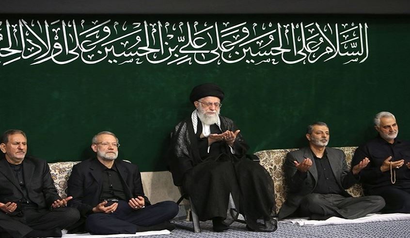 اقامة مراسم عزاء ليلة التاسع من محرم بحضور الامام الخامنئي