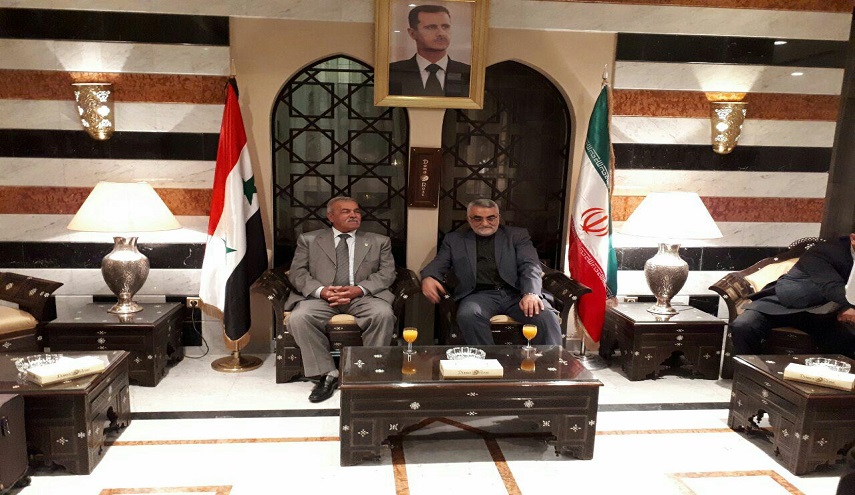 علاء الدين بروجردي يصل الى دمشق