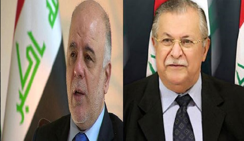 العبادي يعلن حدادا رسميا في البلاد لمدة ثلاثة ايام على وفاة الطالباني 