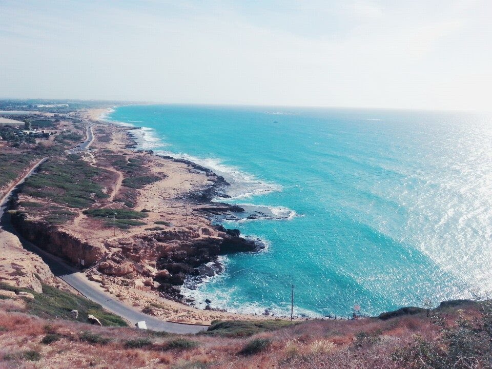 منطقه زیبای راس الناقوره در شمال فلسطین