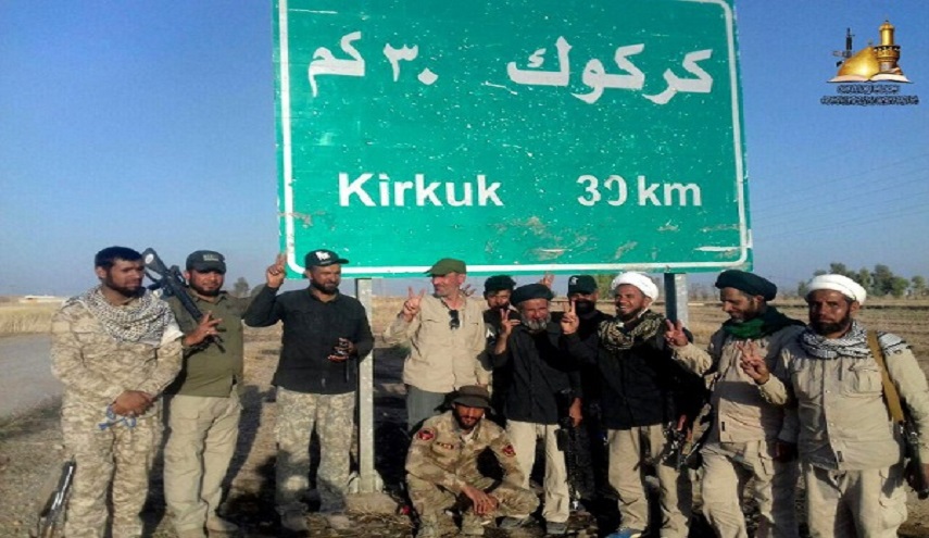 بالصور.. مشاركة لافتة لعلماء الدين في تحرير الحويجة