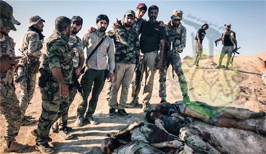 بالصور.. قتل وأسر ارهابيين من داعش على يد مجاهدي "النجباء " في صلاح الدين