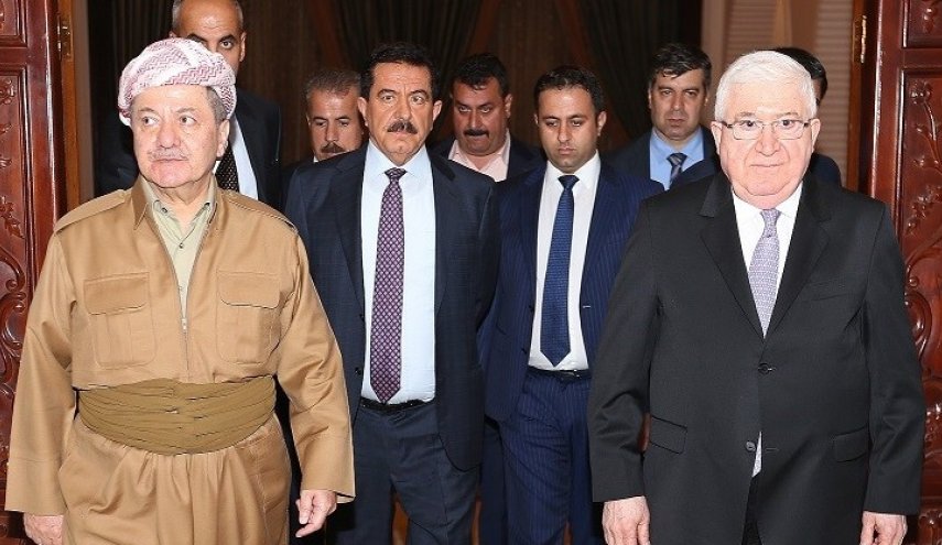 اجتماع بين معصوم وبارزاني في السليمانية