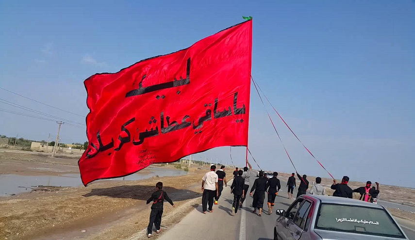 إنطلاق مسيرة زيارة اربعينية الامام الحسين (ع) الى كربلاء +صور