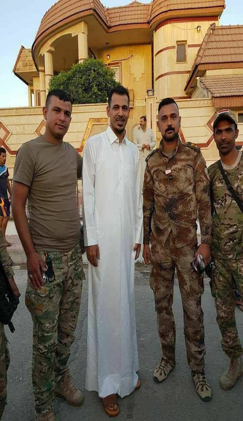 بالصورة... يونس محمود يقيم مأدبة غداء للقوات الأمنية في كركوك