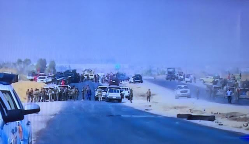 القوات الامنية العراقية تصل سيطرة اربيل - كركوك وتتوقف عندها