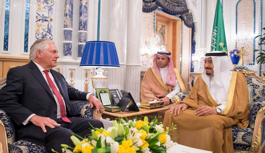 بسبب الانتكاسات المتوالية.. الملك السعودي وتيلرسون يبحثان"الخطر" الإيراني!