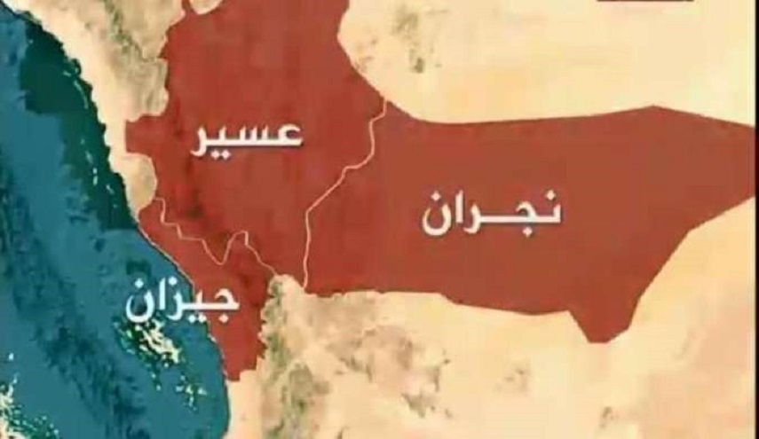 دك تجمعات للجيش السعودي في ستة مواقع عسكرية بعسير