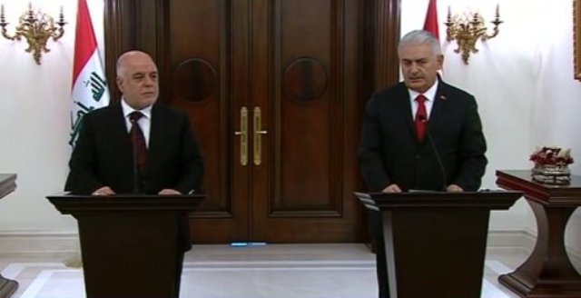 العبادي يعرض ستة ملفات بحثها مع المسؤولين الأتراك