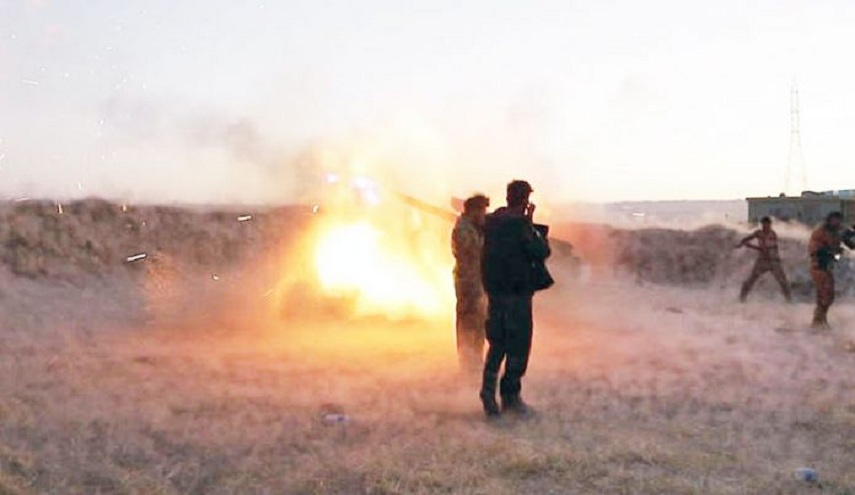 الحشد الشعبي: عصابات بارزاني قصفت الدور والمحال التجارية في التون كوبري