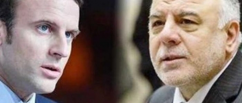 هذا ما تم بين العبادي والرئيس الفرنسي باتصال هاتفي بينهما اليوم