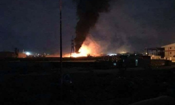 غارة إسرائيلية على ريف حمص والجيش السوري يرد 